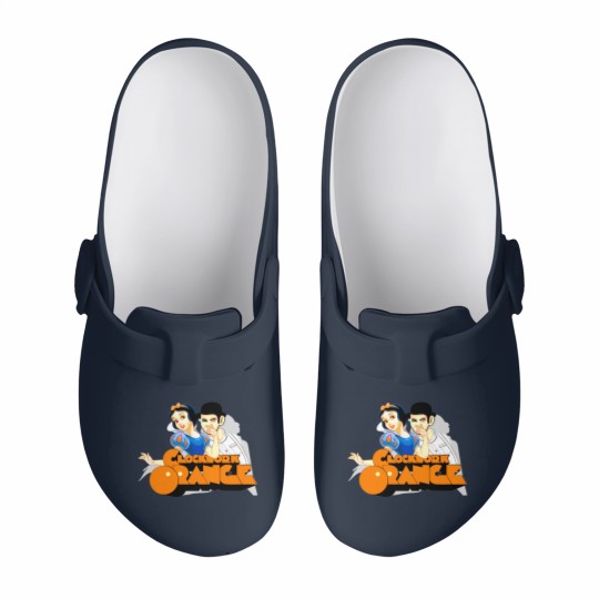 Discover Orange Snow - Clockwork Orange - Slip On Clogs