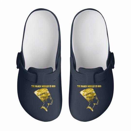 Discover The Black Woman is God Slip On Clogs