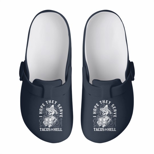 Discover I Hope They Serve Tacos In Hell Halloween Gift Slip On Clogs