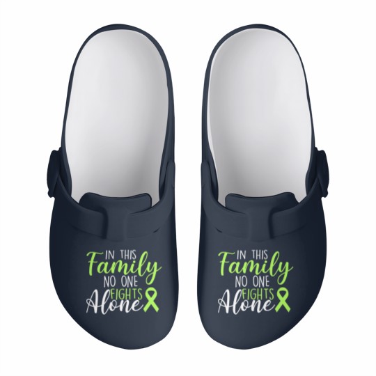 Discover Family Lymphoma Cancer Support no one Fight Alone - Lymphoma Cancer Support - Slip On Clogs