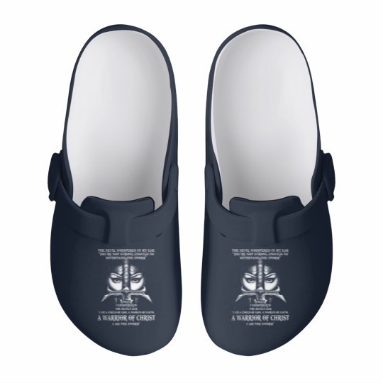 Discover A Warrior Of Christ I Am The Storm - Christ - Slip On Clogs