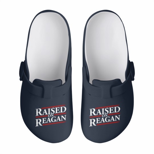 Discover Raised On Reagan 80'S Nostalgia Slip On Clogs