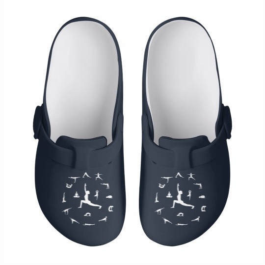 Discover Yoga poses Slip On Clogs / Yoga Gift for women / Yogi gift / Woman's men's GYM exercise Top