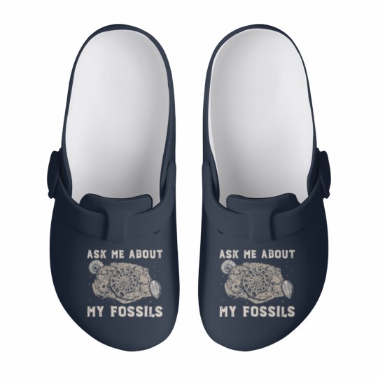 Discover Fossil Collector | Paleontologist Fossil Dino Gift Slip On Clogs