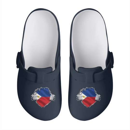 Discover Super Filipino Heritage Philippines Roots Flag Gif Slip On Clogs