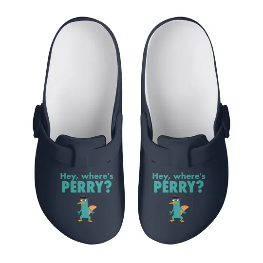 Discover Hey, Where's Perry? - Phineas - Slip On Clogs