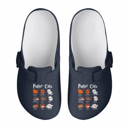 Discover Potter Cats Slip On Clogs Funny Gifts For Cat Lovers - Cat - Slip On Clogs
