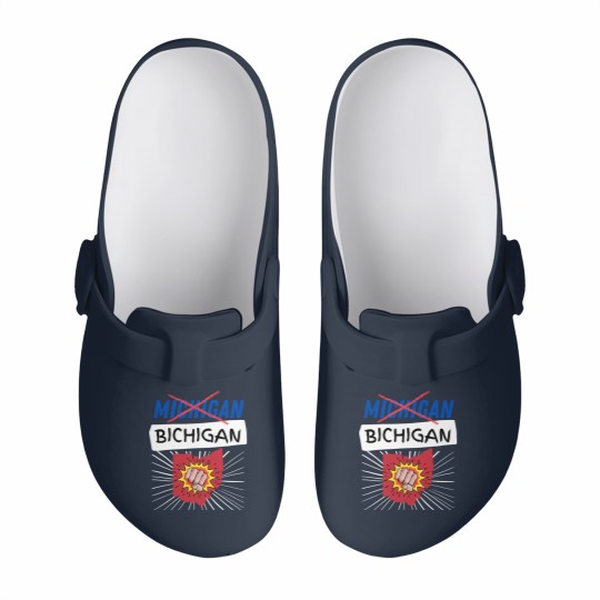 Discover Michigan Bichigan - Ohio State Football - Slip On Clogs