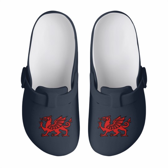 Discover Welsh Dragon Wales - Welsh Dragon - Slip On Clogs