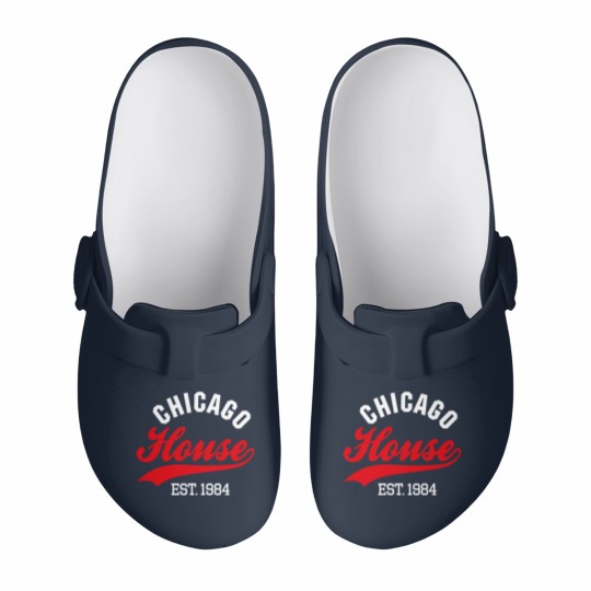 Discover Vintage Chicago house est. 1984 house music party Slip On Clogs