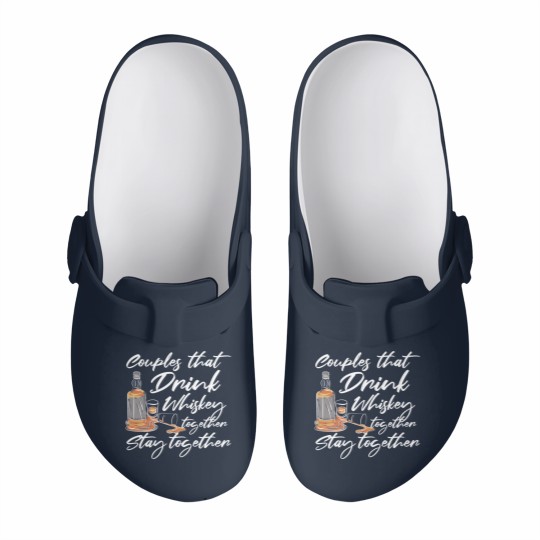Discover Whiskey Couple Matching Slip On Clogs