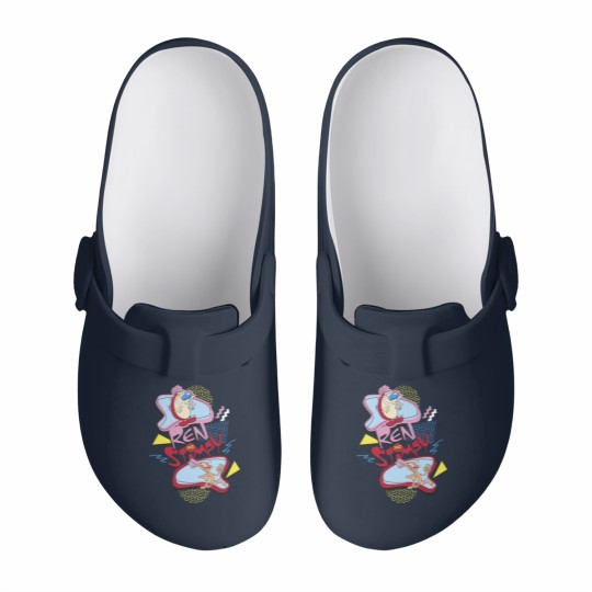 Discover Ren And Stimpy Nineties Slip On Clogs