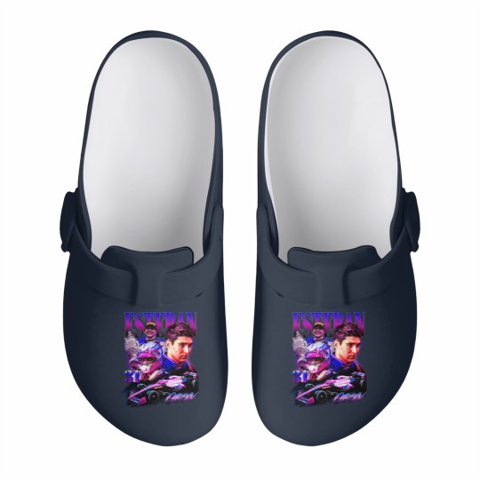 Discover Esteban Ocon Slip On Clogs Driver Racing Championship Formula Racing Slip On Clogs French Vintage Design 90s Graphic Slip On Clogs