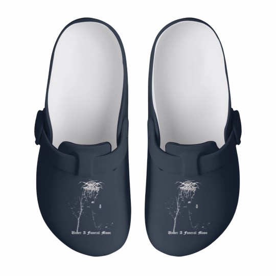 Discover Darkthrone Under A Funeral Moon | Black Metal - Darkthrone - Slip On Clogs