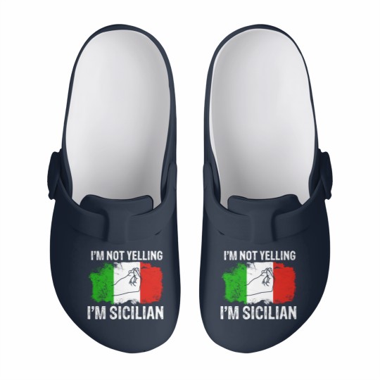 Discover Sicilian not yelling funny Italian Slip On Clogs Slip On Clogs