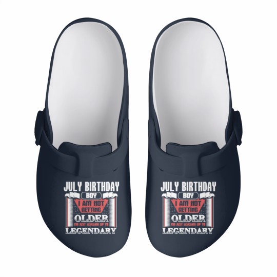 Discover July Birthday Kings Gift Idea Slip On Clogs