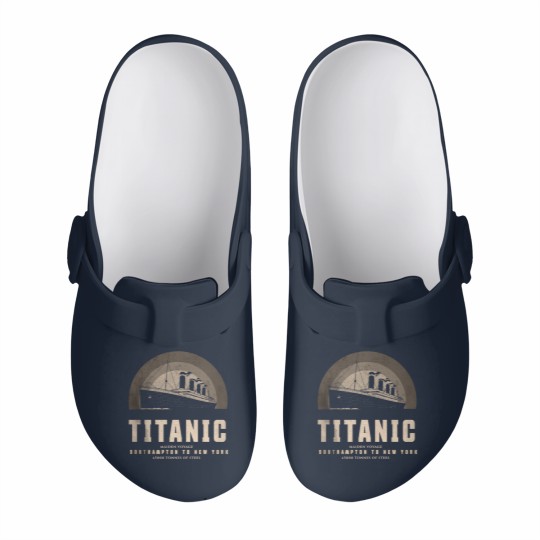 Discover RMS Titanic "The Ship of Dreams" Slip On Clogs