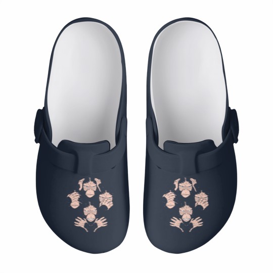 Discover Monkey Cover Face Awesome Gorilla Queen Band Slip On Clogs
