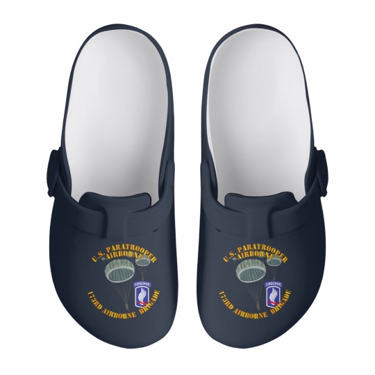 Discover Army - US Paratrooper - 173rd Airborne Bde wo Shadow - Military - Slip On Clogs