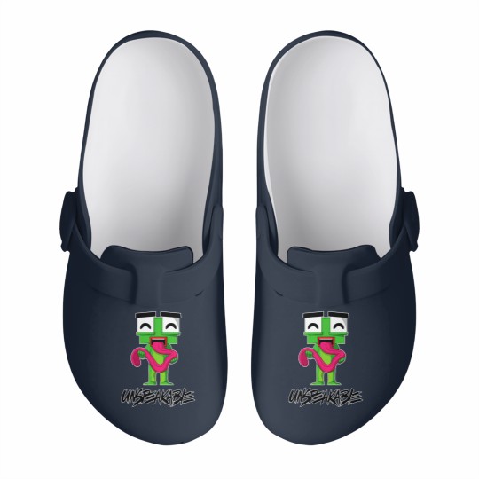 Discover Unspeakable Cartoon Art Funny Printed Painting Kids Unisex Boy Girl Slip On Clogs Gift Slip On Clogs