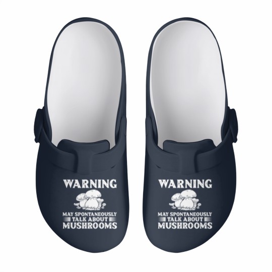 Discover Mushroom Foraging Hunting Seasoning Mushrooming Slip On Clogs