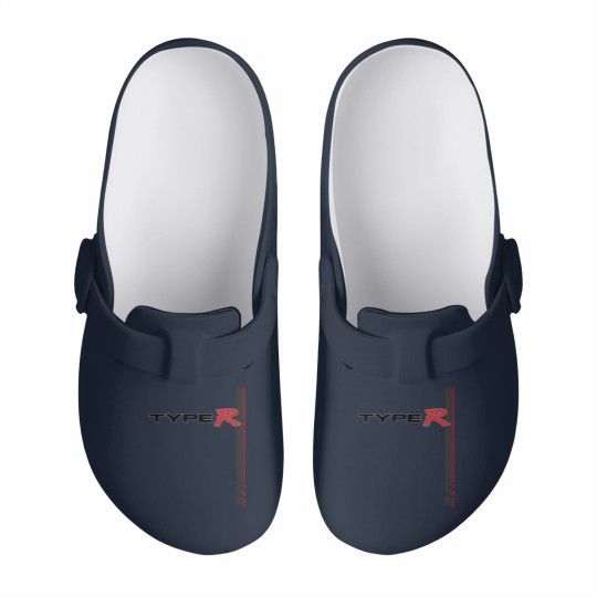 Discover TYPE R CLASSIC SPOON RACING STRIPE - Nighthawk Black - Integra Type R - Slip On Clogs