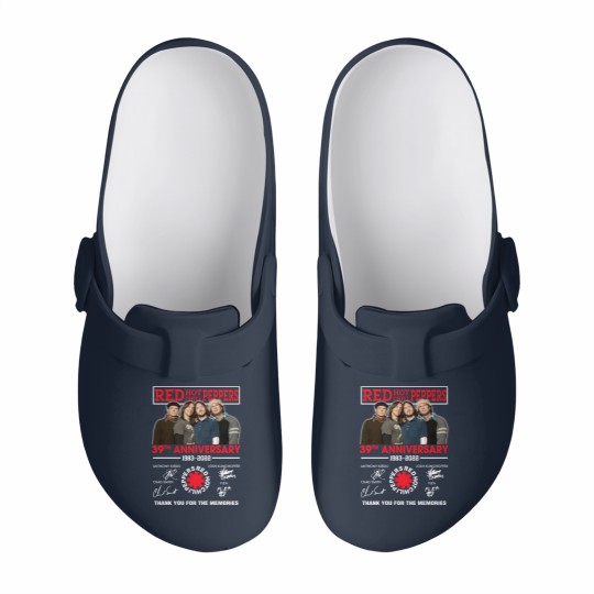 Discover Vintage Red Hot Chili Peppers By The Way Slip On Clogs, Red Hot Chili Peppers Slip On Clogs