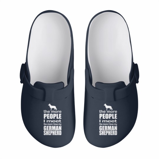 Discover German shepherd Dogs t Funky Jokes Slip On Clogs