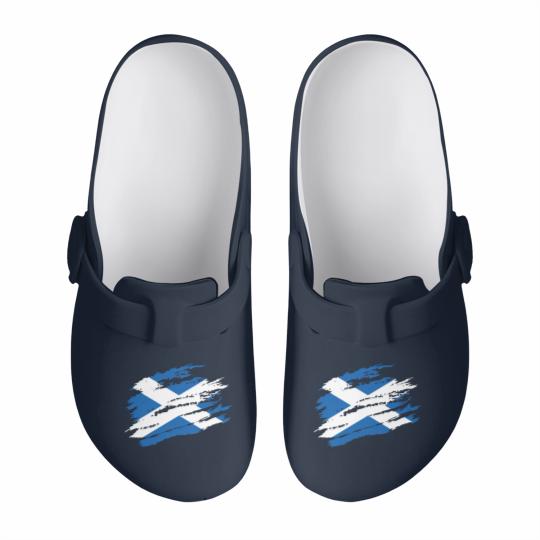 Discover Scottish Flag Scotland Football Rugby Cricket Slip On Clogs