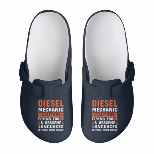 Discover Mechanic - Diesel Mechanic Slip On Clogs