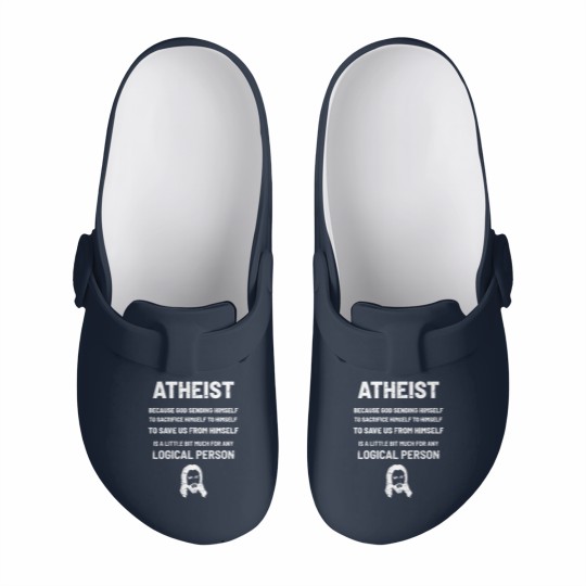 Discover Atheist Atheism Anti-Christ Slip On Clogs