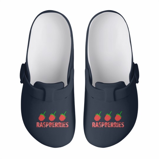 Discover RASPBERRIES Slip On Clogs