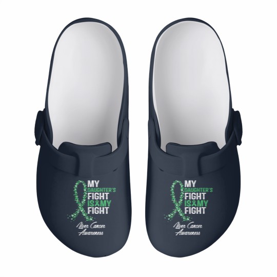 Discover Liver Cancer Awareness My Daughter's Fight Is My Fight - Liver Cancer Awareness - Slip On Clogs