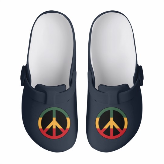 Discover reggae peace Slip On Clogs