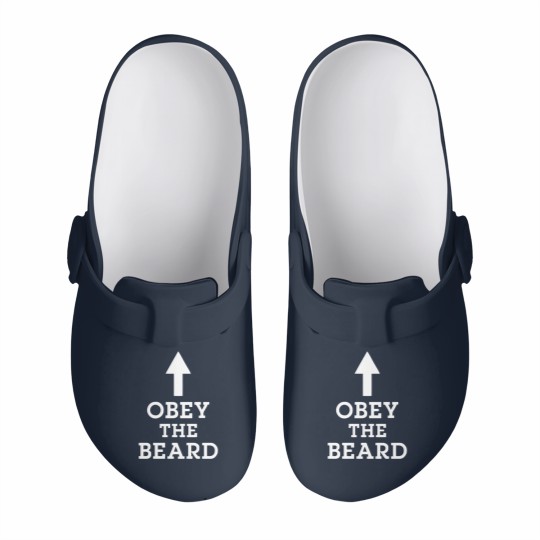 Discover Obey The Beard Funny Slip On Clogs Slip On Clogs