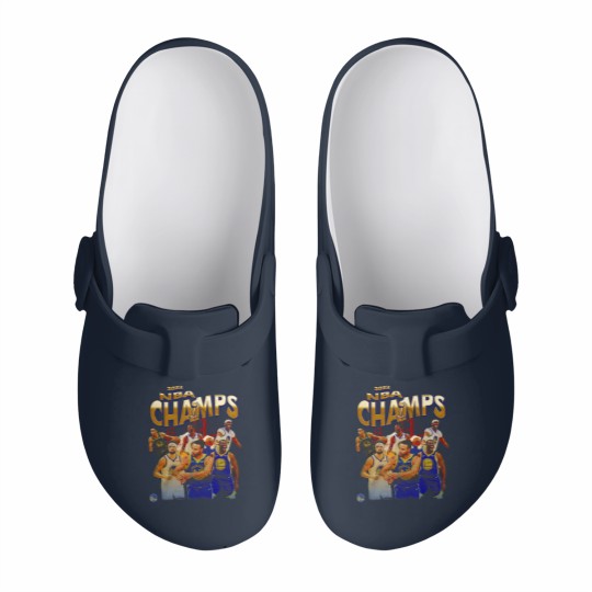 Discover Warriors 2022 Champs Bootleg Slip On Clogs PNG, Vintage 90s Bootleg Slip On Clogs Design