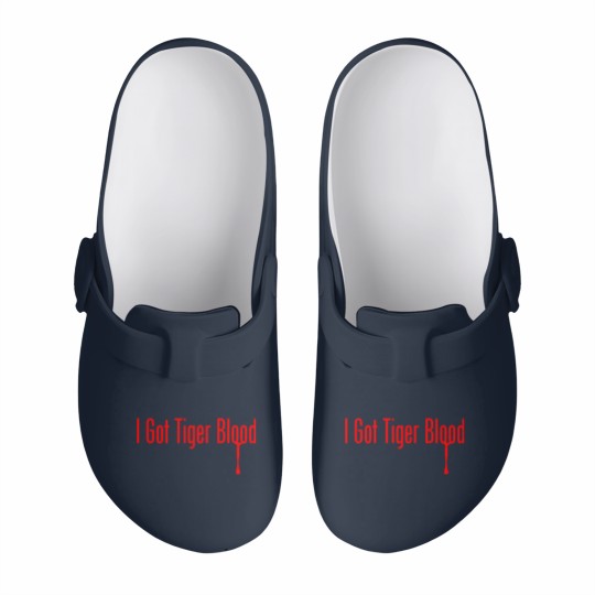 Discover I Got Tiger Blood - Funny - Slip On Clogs