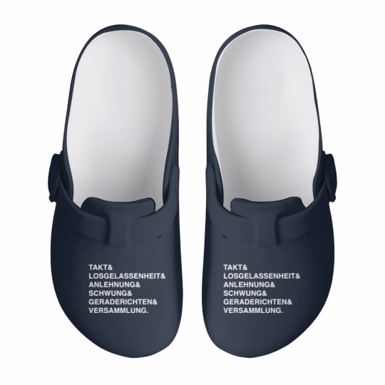 Discover Dressage German Training Scale Equestrian Dressage Slip On Clogs