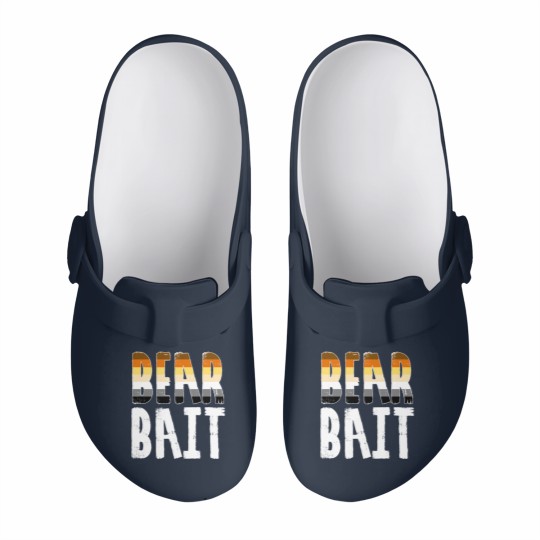 Discover Bear Bait - LGBT Gay Pride Bear Community Bear Slip On Clogs