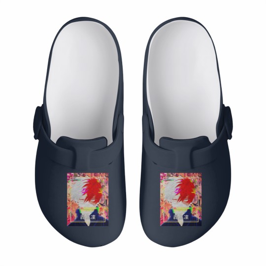 Discover Shoto Todoroki Glitch - Hero Anime - Slip On Clogs