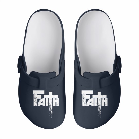 Discover Faith Cross Slip On Clogs