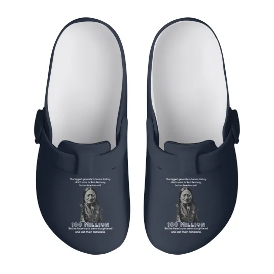 Discover sitting bull - Native American - Slip On Clogs