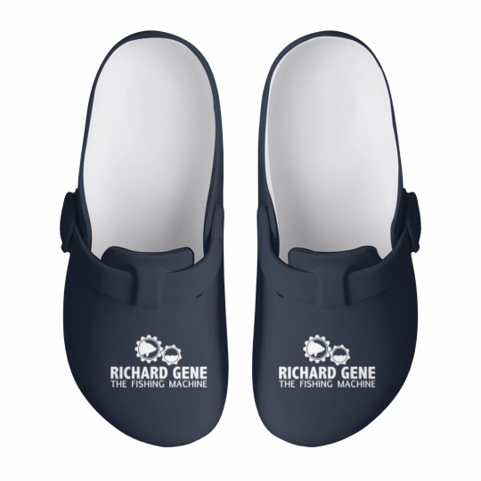 Discover richard gene the fishing machine Slip On Clogs