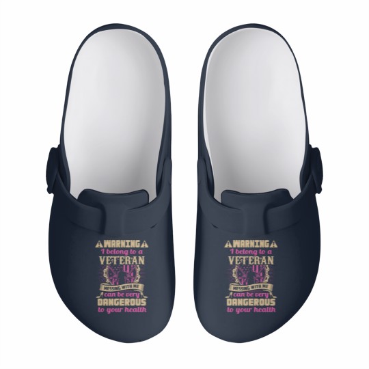 Discover Veteran wife - Veteran wife - i belong to a vete Slip On Clogs