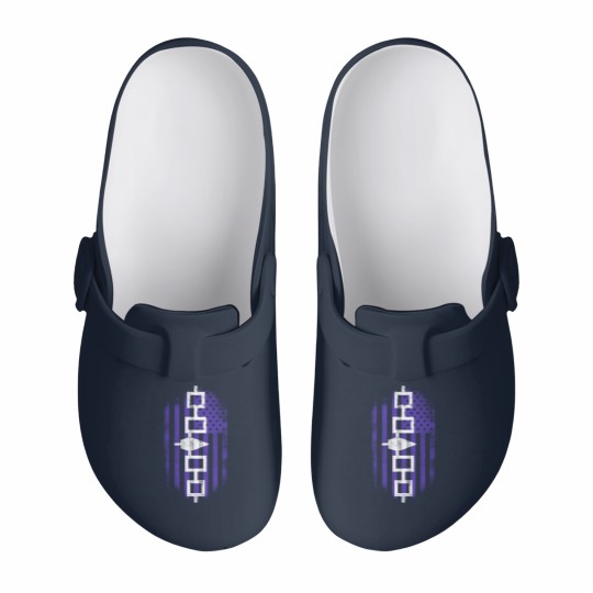 Discover Iroquois American Flag Iroquois and USA Design Slip On Clogs