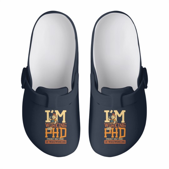 Discover PHD project half done woodworking Slip On Clogs