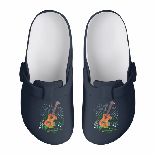 Discover Funny Gift For Family Members Acoustic Guitar Themed Guitar Lovers Guitar Themed Gifts For Men And Women Slip On Clogs