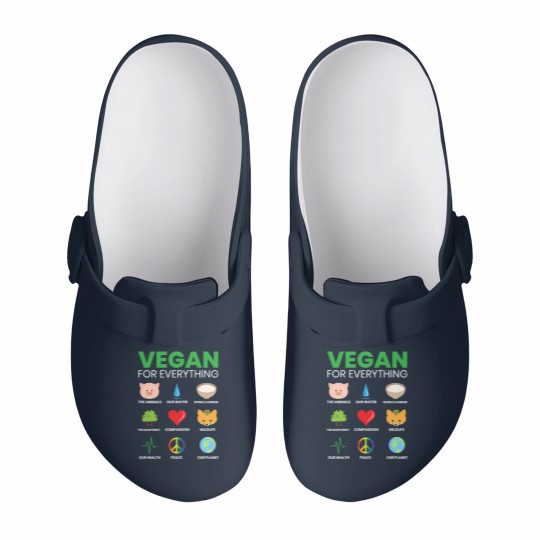 Discover Vegan for Everything Veganism Vegan Nutrition Slip On Clogs