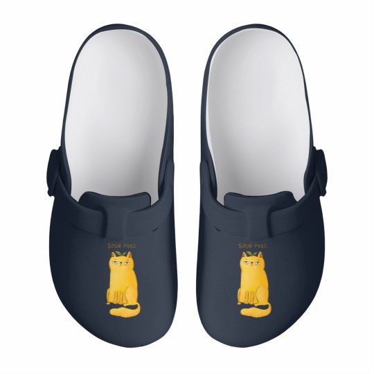 Discover Sour Puss - Cat - Slip On Clogs