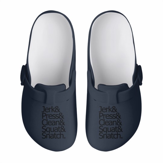 Discover jerk & press & clean & squat & snatch Slip On Clogs